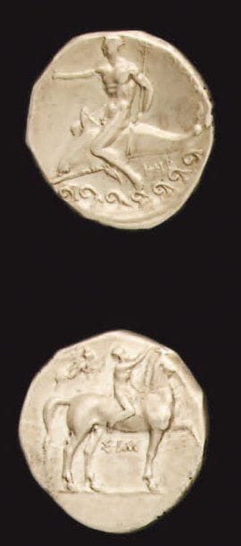 ITALIE, CALABRE, Tarente : Statère (344-334...