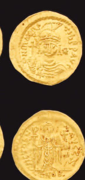 Maurice Tibère (582-602) Solidus : son buste...