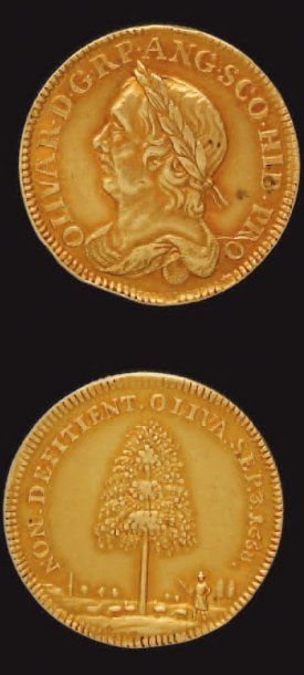 GRANDE BRETAGNE : Médaille en or frappée...