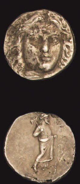 Hidrieus (351-344 av. JC) : Tétradrachme...