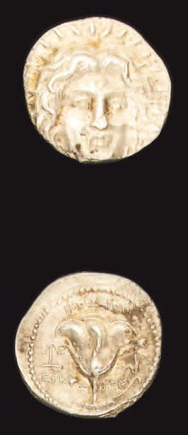 RHODES (304-167 av. JC) : Didrachme : 6,78...