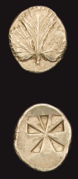 SICILE : Sélinonte (540-510 av. JC) : Didrachme,...