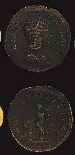 MONNAIES ROMAINES, EMPIRE : Julia Domna (mort...