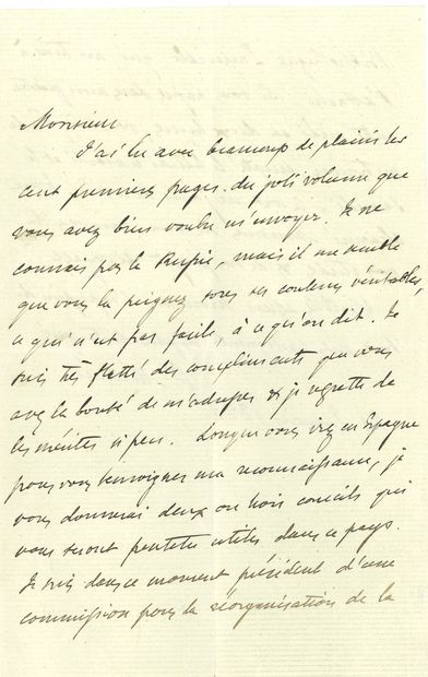 MÉRIMÉE Prosper (1803-1870).

L.A.S. 