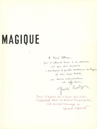 BRETON André (1896-1966).

L'Art magique...