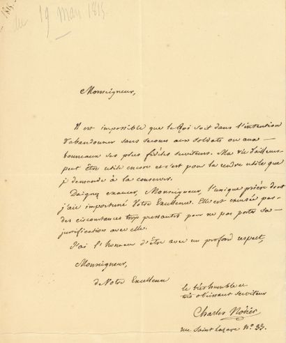 NODIER Charles (1780-1844) [AF 1833, 25th...