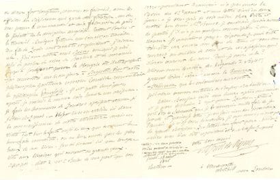VIGNY Alfred de (1797-1863).

L.A.S. 