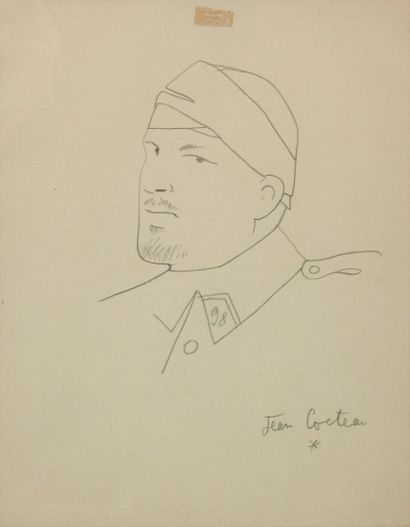 COCTEAU Jean (1889-1963).

Original Sketch...
