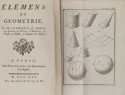 CLAIRAUT Alexis Claude (1713-1765).

Élémens...