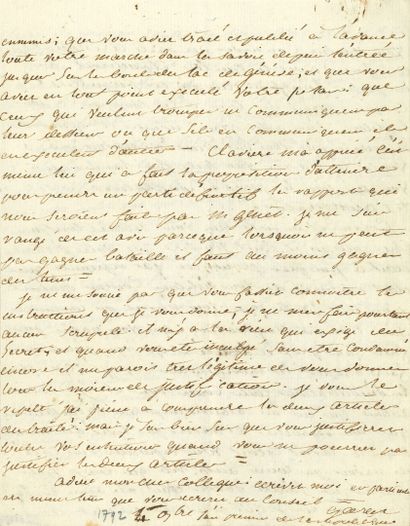 GARAT Dominique-Joseph (1749-1833), lawyer,...