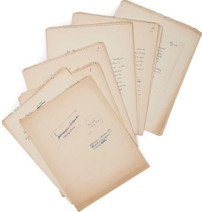 COCTEAU Jean (1889-1963).

Autograph MANUSCRIT,...