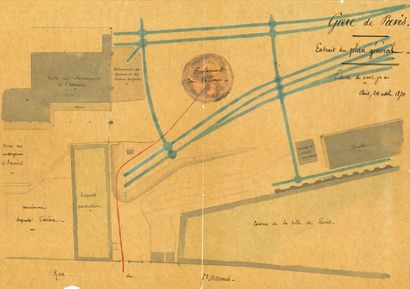 WAR OF 1870.

Handwritten plan and P.S.,...