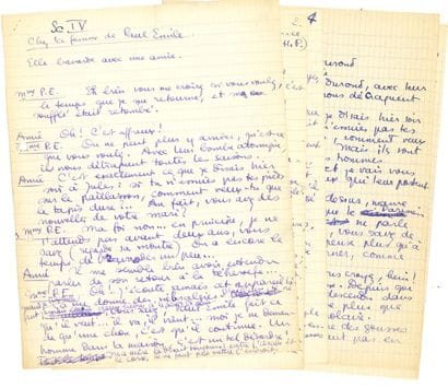 VIAN Boris (1920-1959).

2 autograph MANUSCRIPTS;...