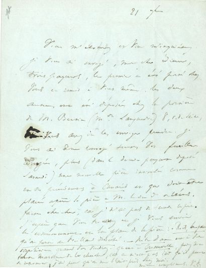 HUGO Victor (1802-1885).

L.A.S. 