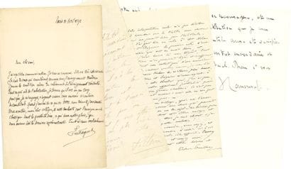 ACADEMICANS.

270 letters, documents or manuscripts,...