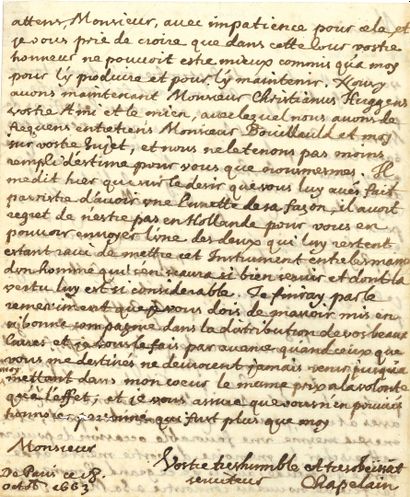 CHAPELAIN Jean (1595-1674) poet; founding...