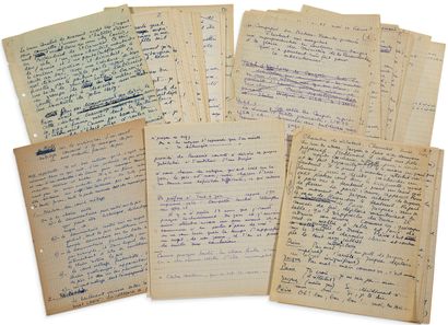 VIAN Boris (1920-1959). 

3 autograph MANUSCRITS.



Script...