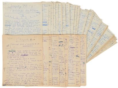 VIAN Boris (1920-1959).

autograph manuscript...
