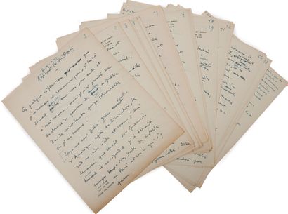 COCTEAU Jean (1889-1963).

MANUSCRIT autograph...