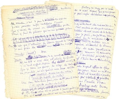 VIAN Boris (1920-1959).

AUTOGRAPHIC MANUSCRIPT,...