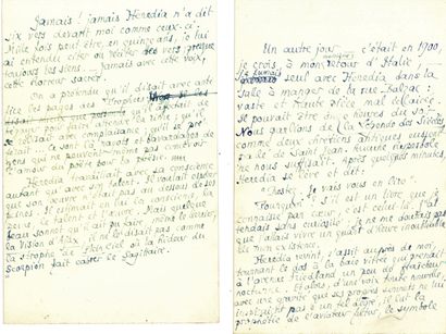 LOUS Pierre (1870-1925).

Autograph manuscript;...