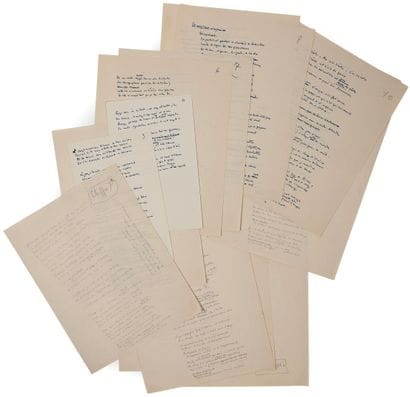 COCTEAU Jean (1889-1963).

AUTOGRAPHIC MANUSCRIT,...