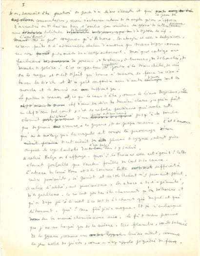 COCTEAU Jean (1889-1963).

2 autograph MANUSCRIPTS...