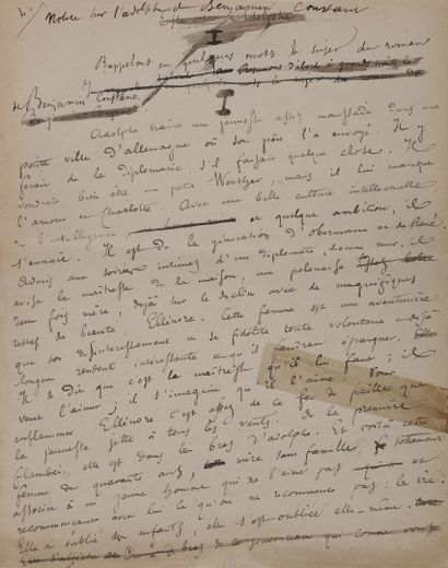 FRANCE Anatole (1844-1924).

MANUSCRIT autograph...