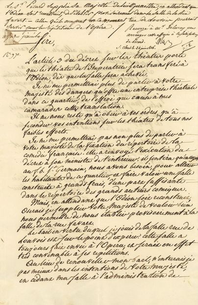 PICARD Louis-Benoît (1769-1828) playwright,...