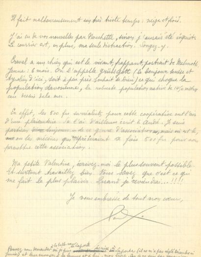ÉLUARD Paul (1895-1952).

L.A.S. 