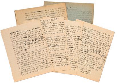 QUENEAU Raymond (1903-1976).

2 autograph...