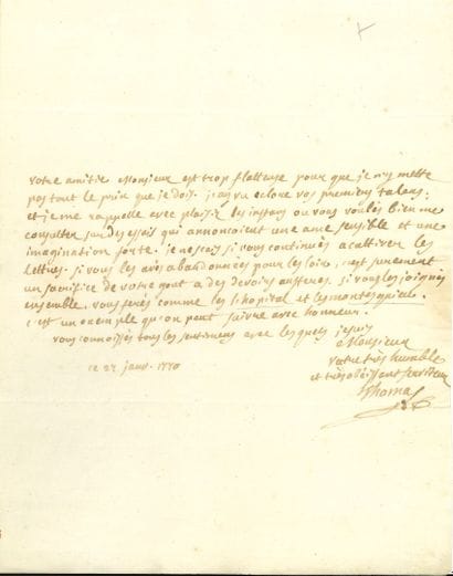 THOMAS Antoine-Léonard (1732-1785) poet and...