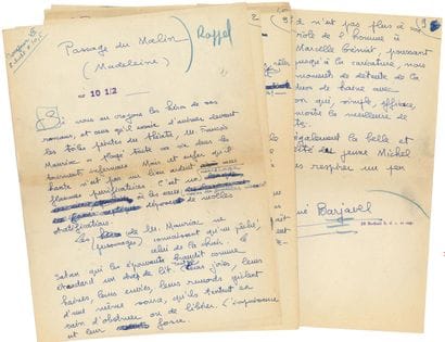 BARJAVEL René (1911-1985).

MANUSCRIT autograph...