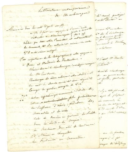 FLAUBERT Gustave (1821-1880).

Autograph...