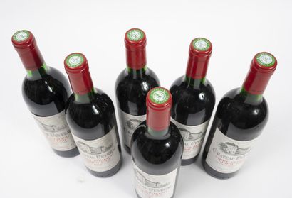 CHÂTEAU PEYREAU
6 bouteilles, 1979.

Saint-Emilion.

Bon...