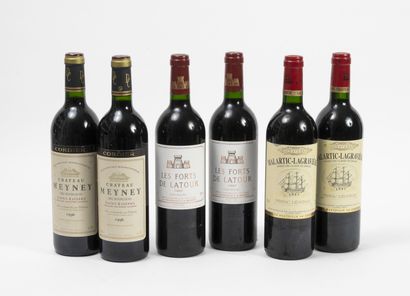 LES FORTS DE LATOUR
2 bouteilles, 1997.

Pauillac.

Niveaux...