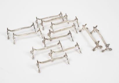 CHRISTOFLE
Series of twelve knife holders...