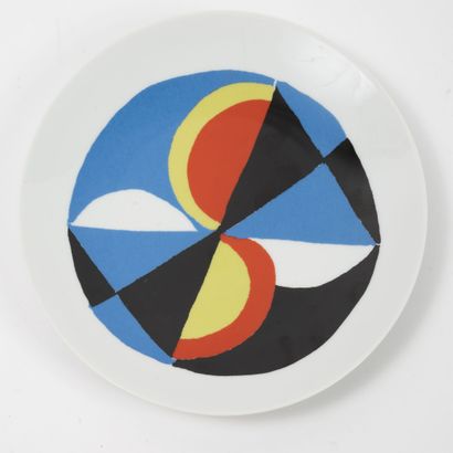 Sonia DELAUNAY (1885-1979)
Windsor.

Plate...