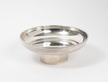 CHRISTOFLE
Beautiful round cup on high circular...