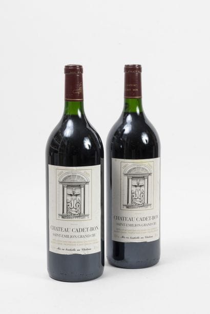 CHÂTEAU CADET-BON
2 magnums, 1989.

Saint-Emilion.

High...