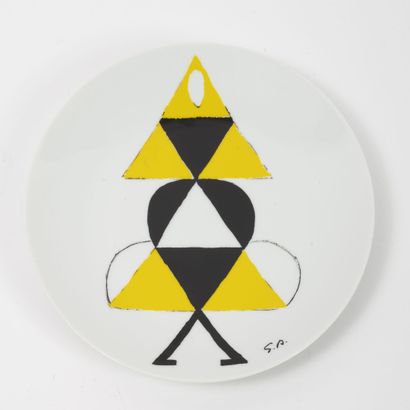Sonia DELAUNAY (1885-1979)
The yellow dancer.

Plate...
