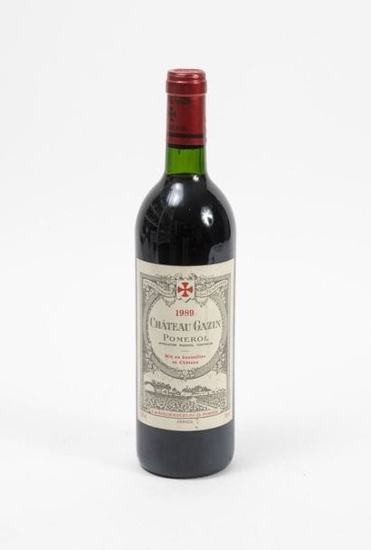 CHÂTEAU GAZIN
1 bouteille, 1989.

Pomerol.

Niveau...