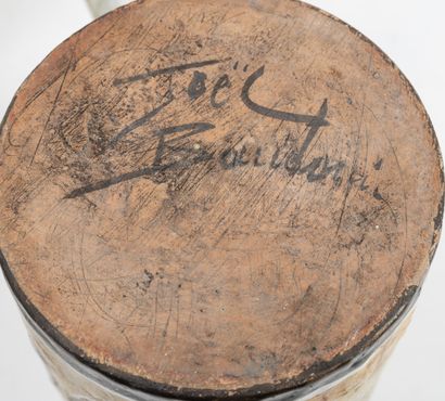 Joël BAUDOUIN (1930-2013)
Service with orangeade.

Ceramic...