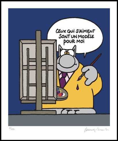 Digigraphie de Philippe Geluck numérotée...