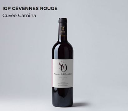 4 caisses de 6 bouteilles de Rouge des Sources...