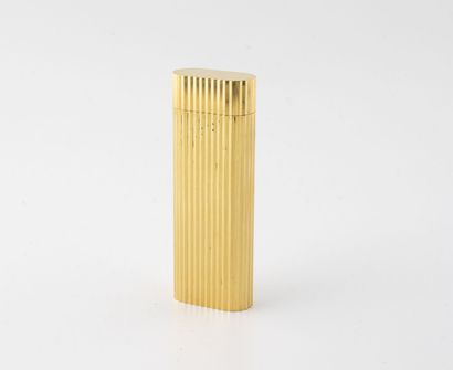 CARTIER
Briquet de poche en métal doré à...