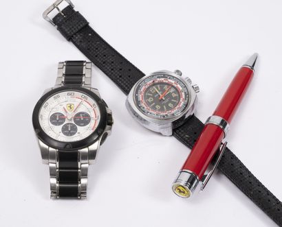 FERRARI
- Important man's watch in brushed...