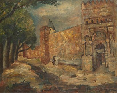 École Française du XIXème siècle.
Paysage...