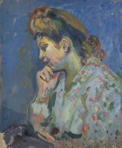 École Française du début du XXème siècle.
Femme...