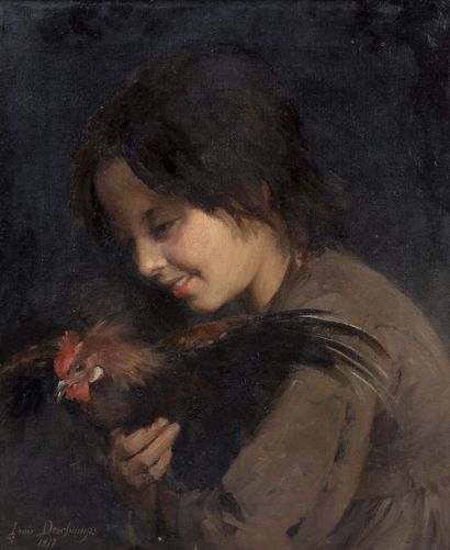Louis Henri DESCHAMPS (1846-1902)
Jeune garçon...